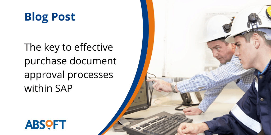 Effective purchase document approval processes within SAP