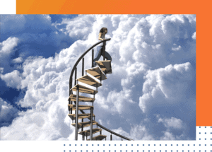 Walking in the sky and clouds