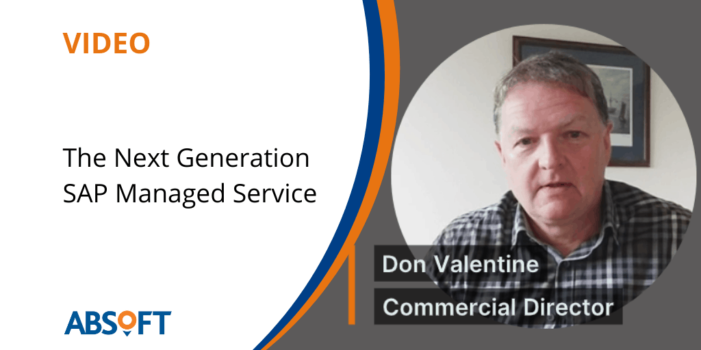 SAP Managed Service Next Gen Video Don Valentine