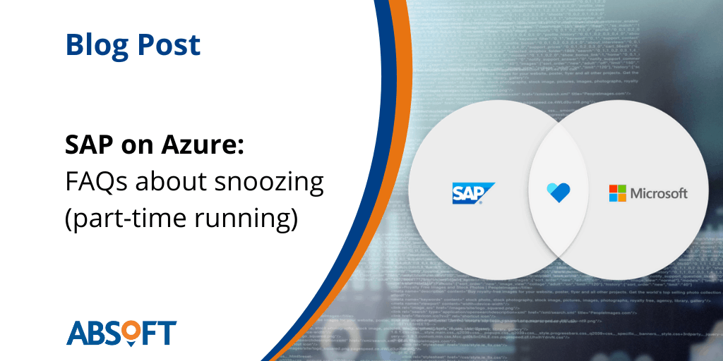 SAP on Azure Snoozing