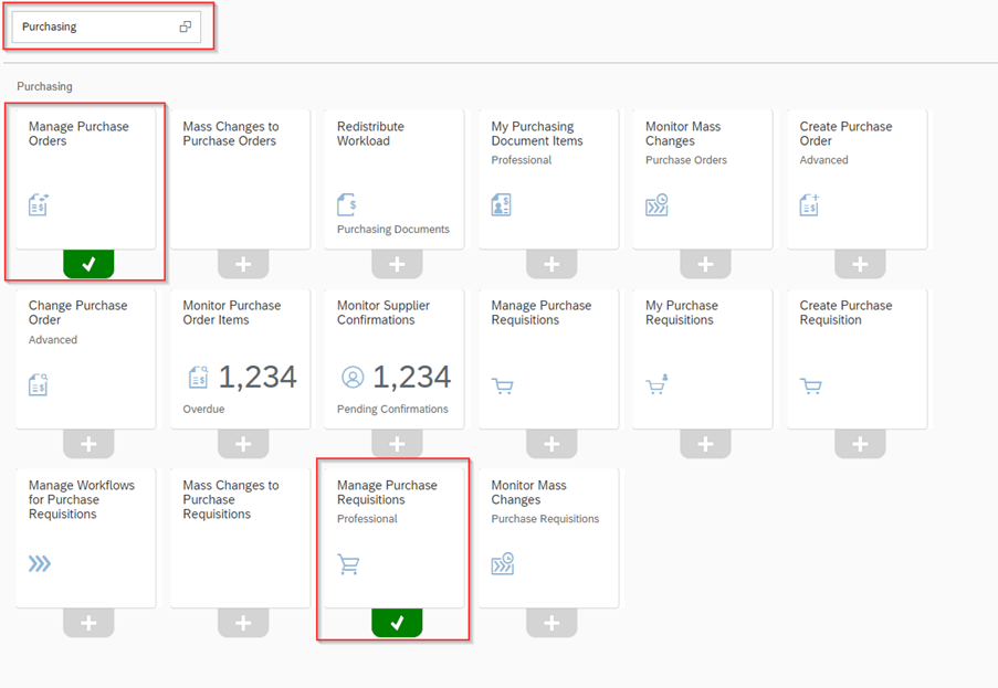 Management of SAP Fiori apps catalogue