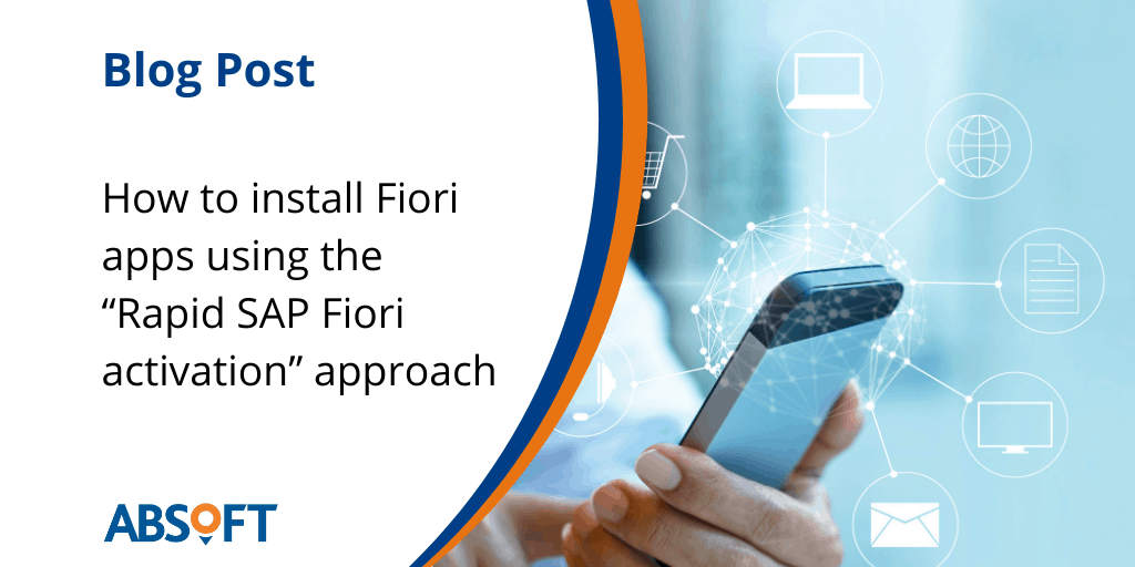 SAP Fiori apps Rapid Fiori Activation Approach S4HANA