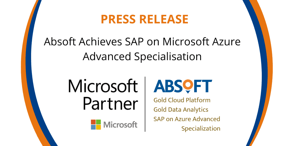 Press Release image for Absoft SAP on Azure Advanced Specialisation Award