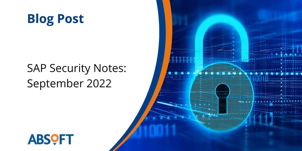 september 2022 sap security notes