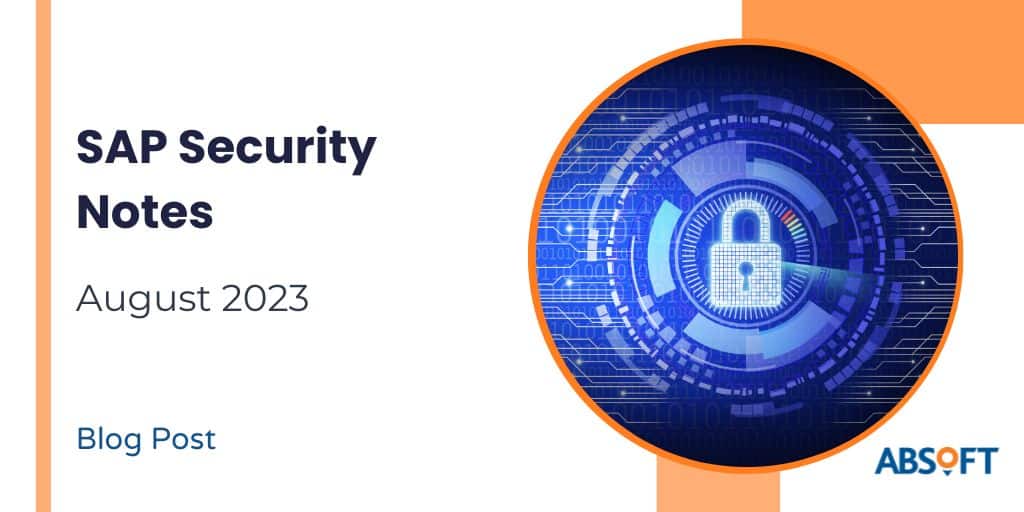 Graphic for SAP Security Notes August 2023