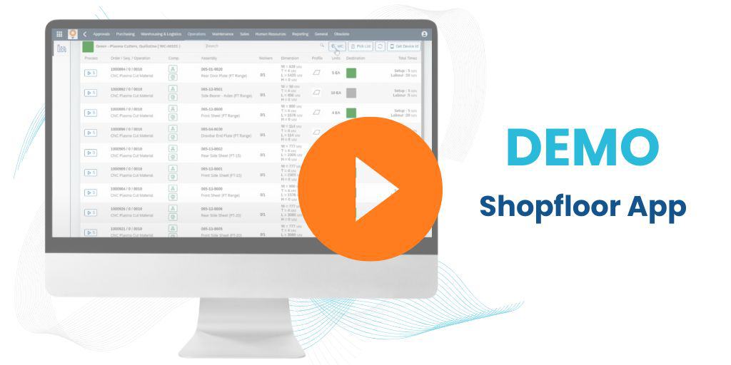 demo shopfloor app